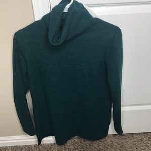 Forest green turtleneck